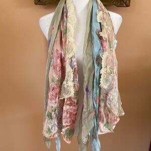 Floral Pastel Scarf